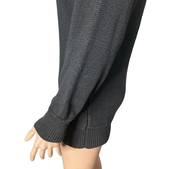 Vintage Victoria Jones Christmas Sweater Womens Sm Black Purple Beaded Sequins - Picture 10 of 13